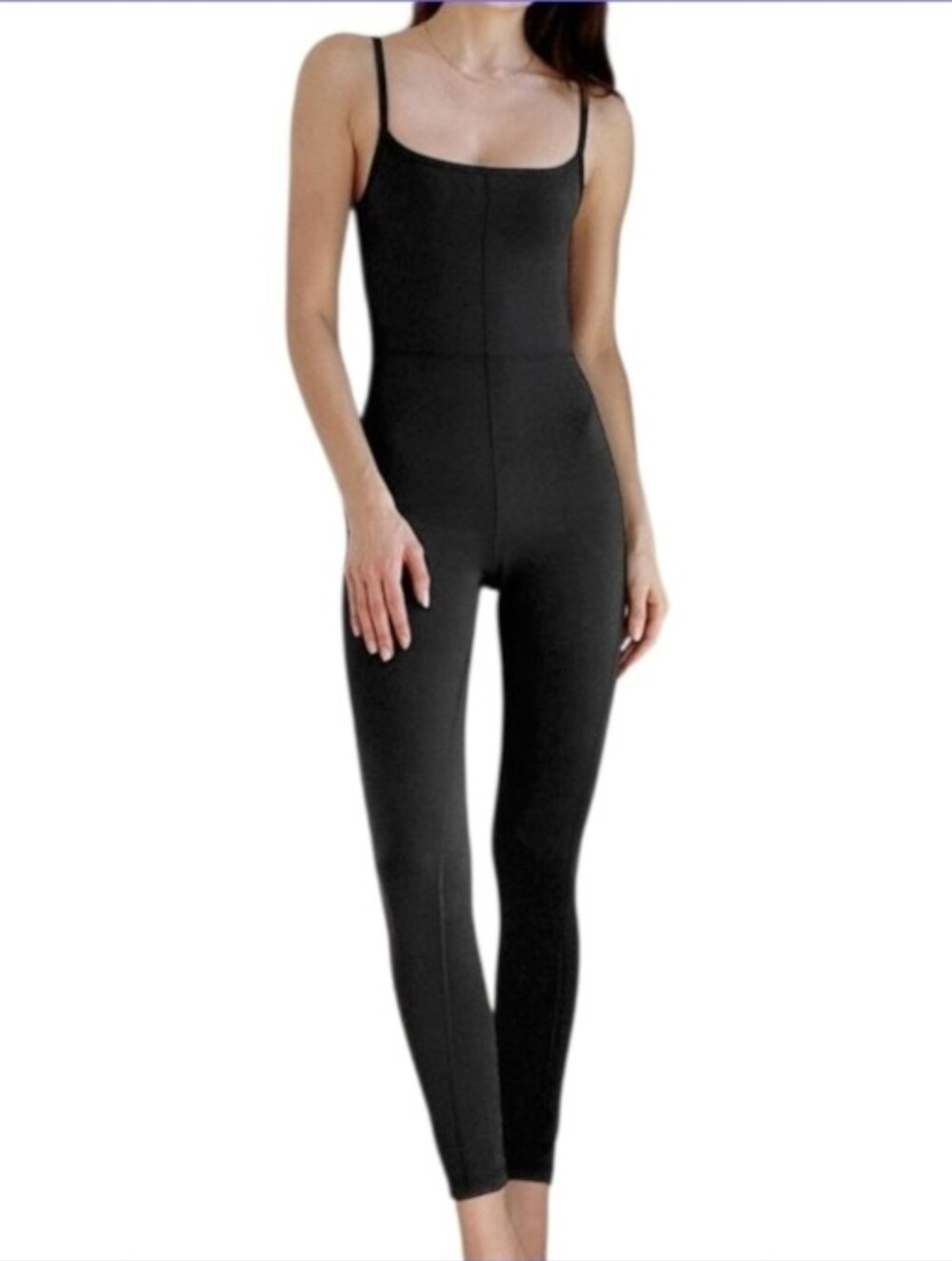 Wilfred Free DIVINITY Jumpsuit Stretch Black Tight One-piece Size L